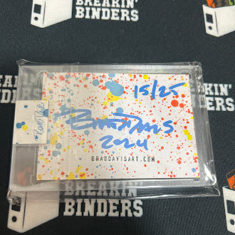 Brad Davis Art: Nolan Ryan Card Art 15/25