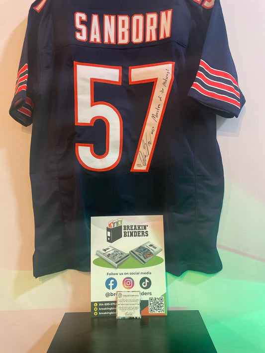 Jack Sanborn Autographed Jersey Chicago Bears