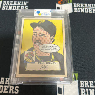 Brad Davis Art: Paul Skenes 1952 “Throwbacks” Card Art 10/25