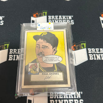 Brad Davis Art: Paul Skenes 1952 “Throwbacks” Card Art 13/25