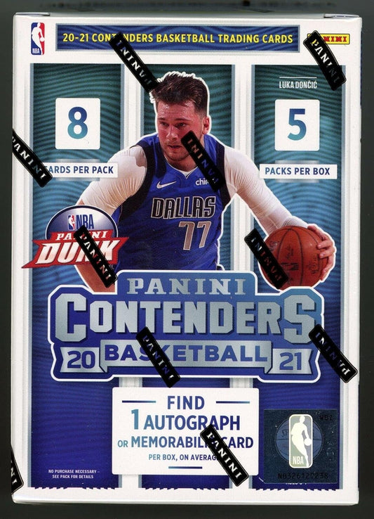 2020-2021 Panini Contenders Basketball Blaster Box