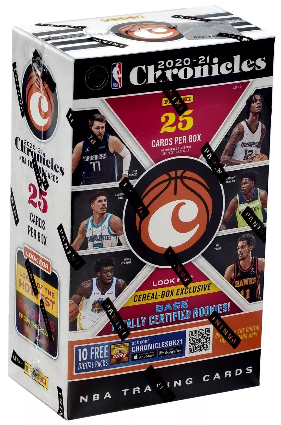 2020-21 Panini Chronicles Basketball Cereal Box