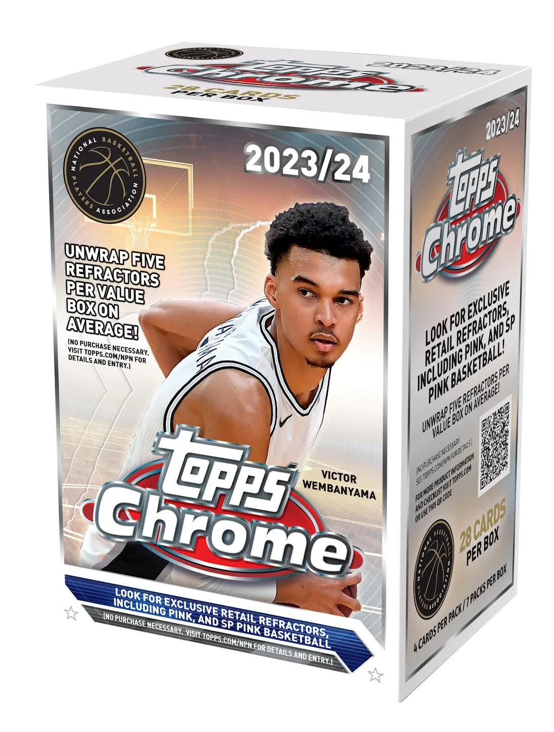 2023-24 Topps Chrome NBA Basketball Factory Sealed Value Blaster Box