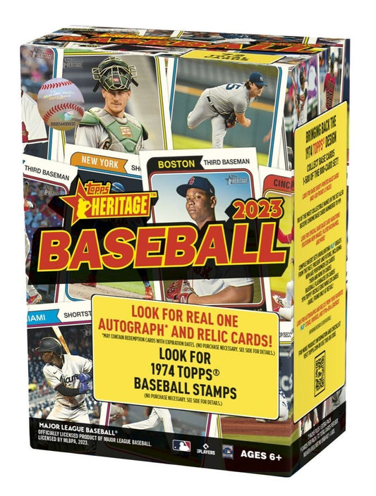 2023 Topps Heritage Baseball 8-Pack Blaster Box
