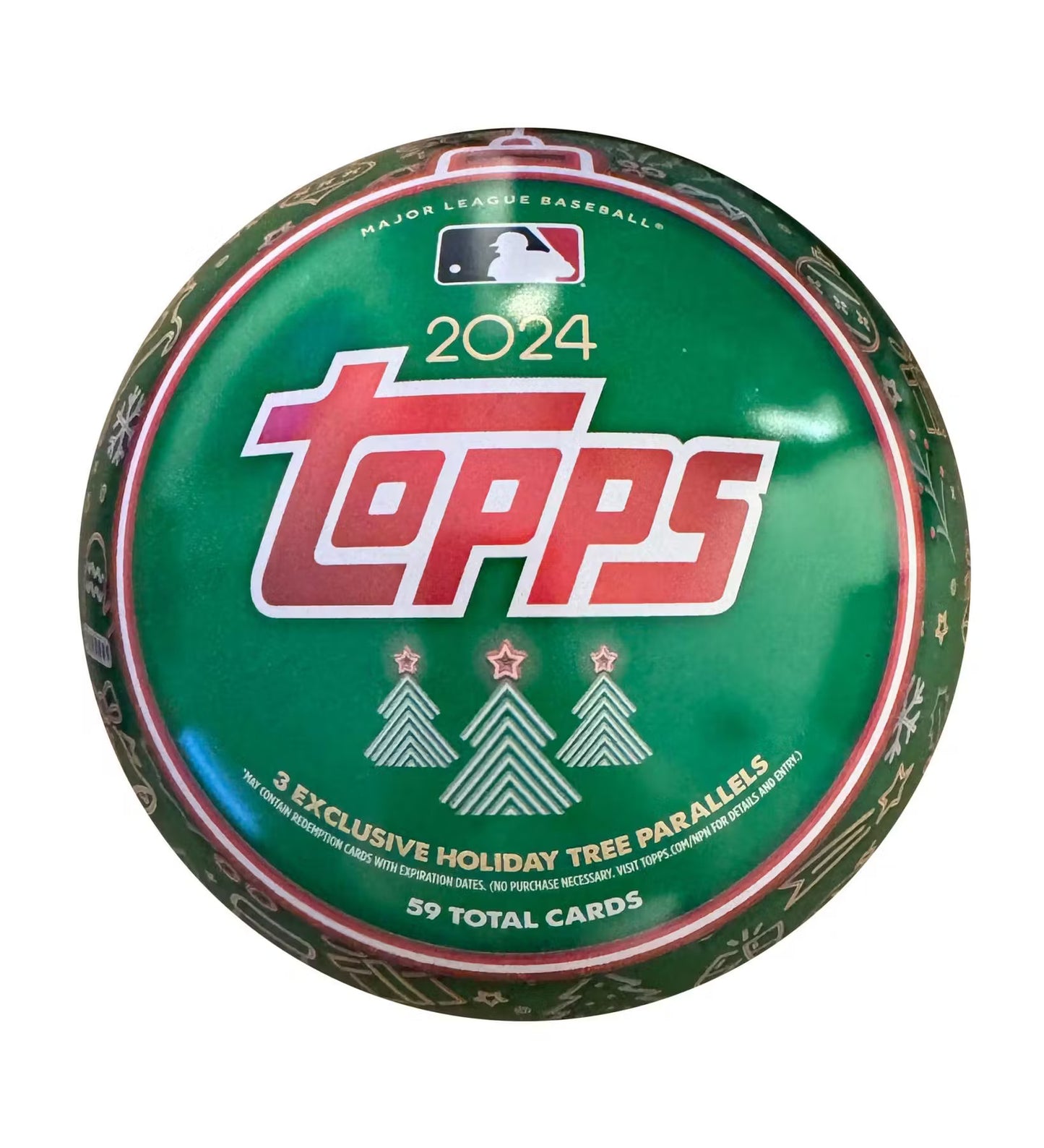 2024 Topps Holiday Baseball Tin (Presale)