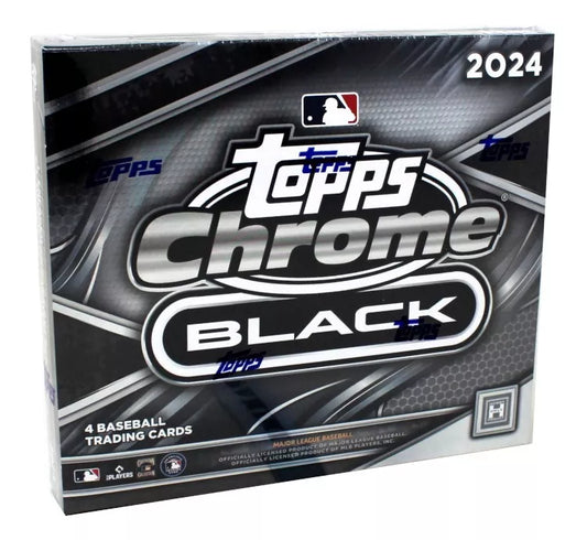 2024 Topps Chrome Black Baseball Hobby Box