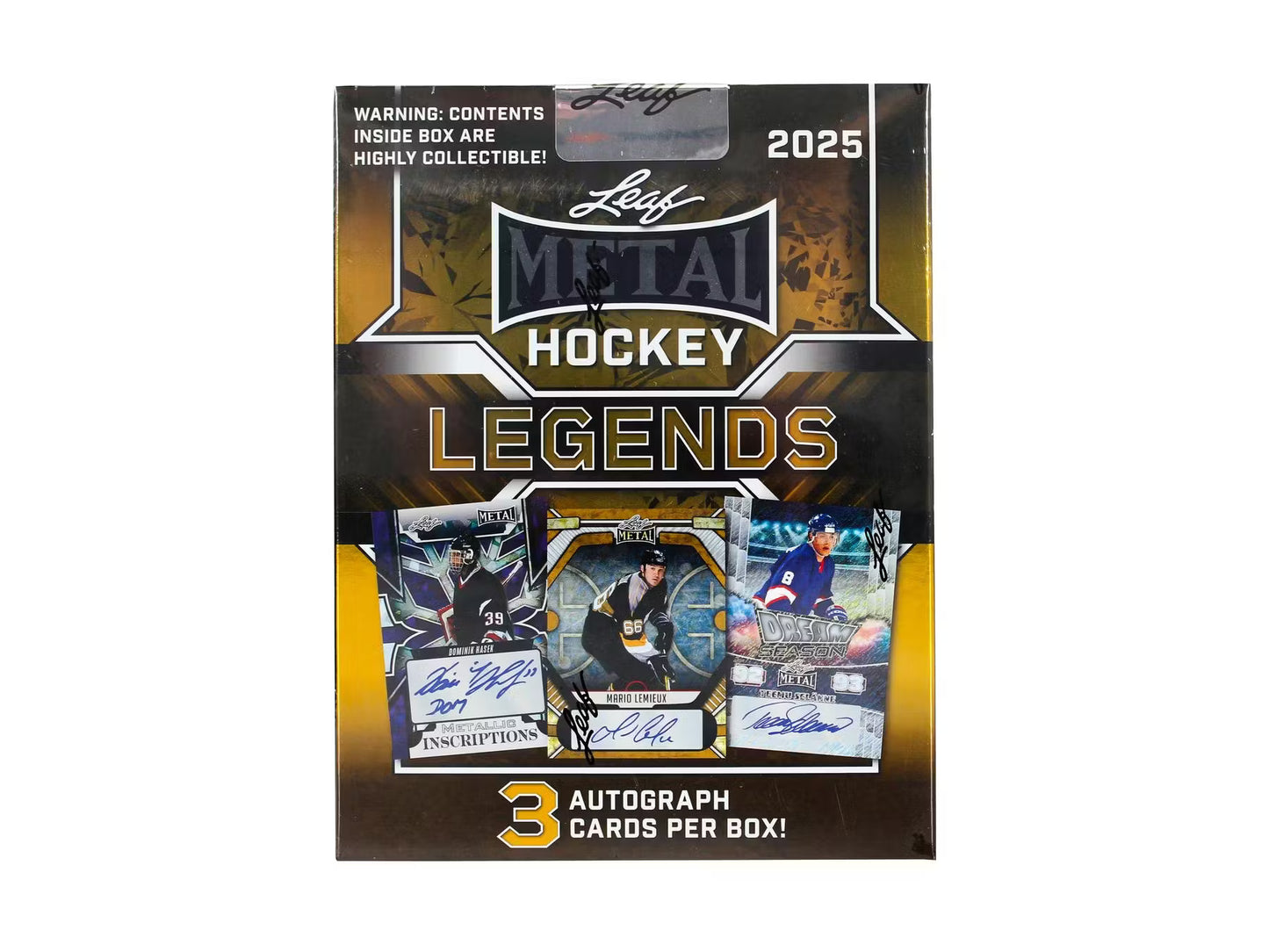 2025 Leaf Metal Legends Hockey Factory Sealed Hobby Box