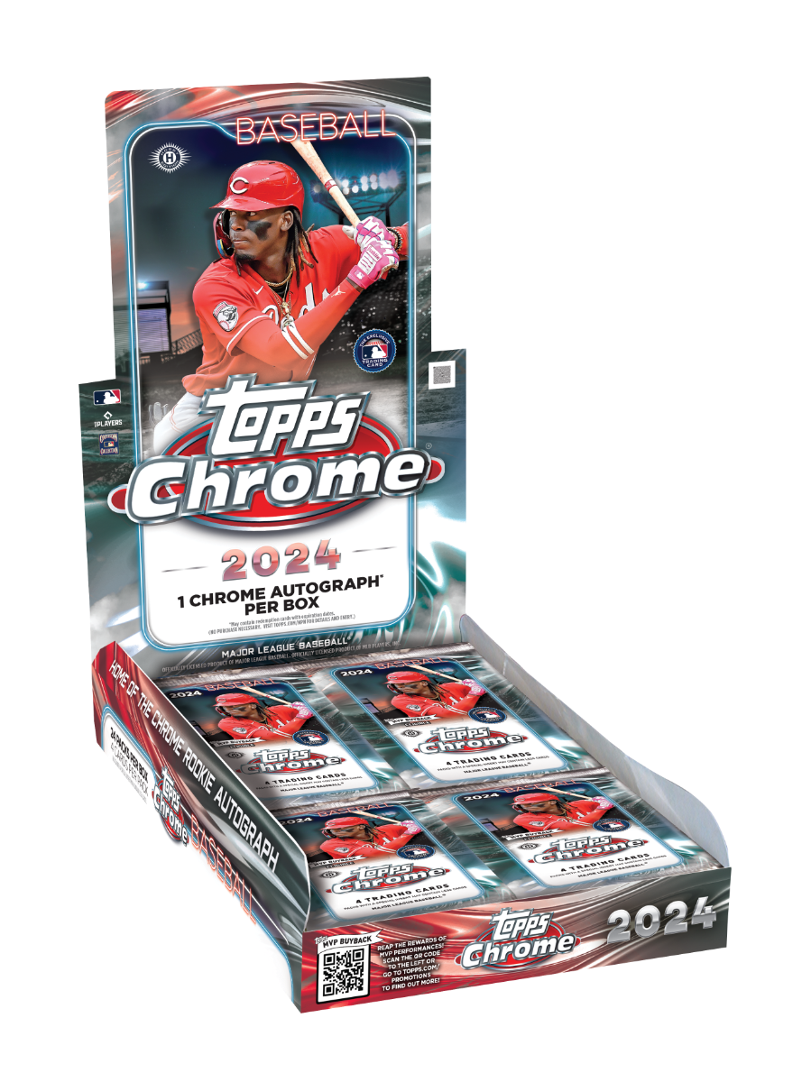 2024 Topps Chrome Baseball Factory Sealed Hobby Box