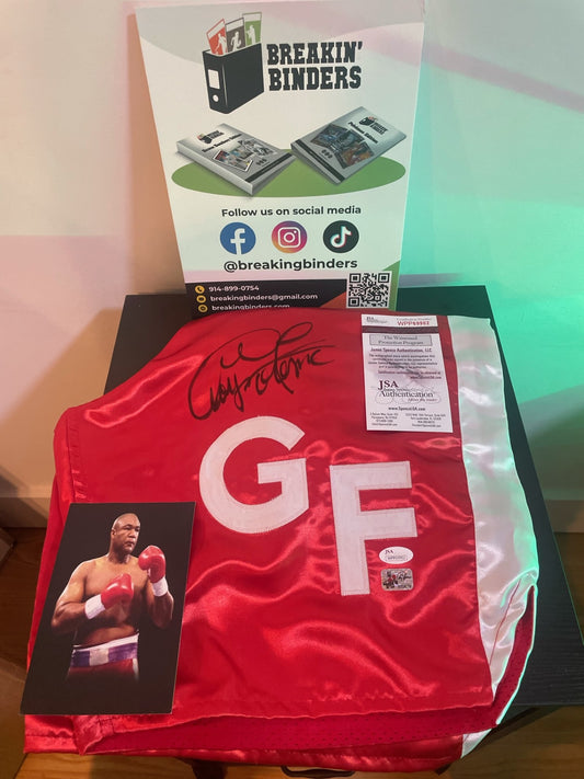 George Foreman Autographed Boxing Shorts