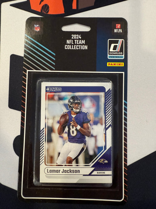 2024 Donruss Factory Sealed Team Set: Ravens