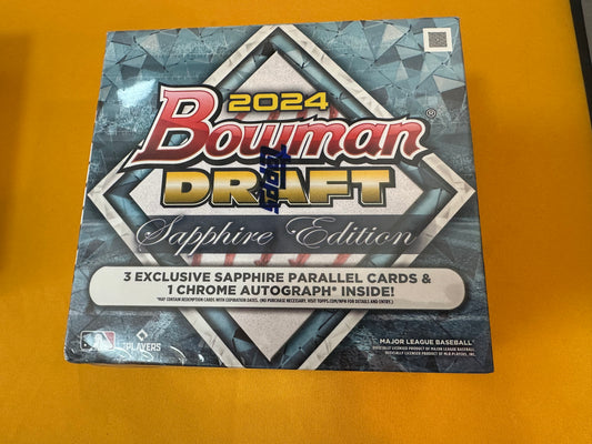 2024 Bowman Draft Baseball Sapphire Edition Sealed Box