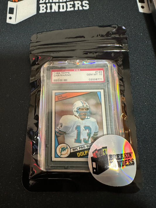 1984 Topps Dan Marino PSA 10 GEM MT Breakin' Binders Keychain