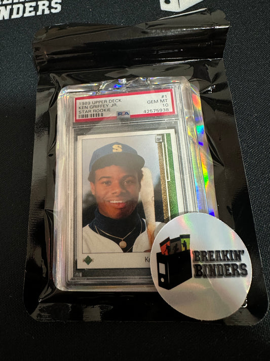 1989 Upper Deck Ken Griffey Jr. Star Rookie PSA 10 GEM MT Breakin' Binders Keychain