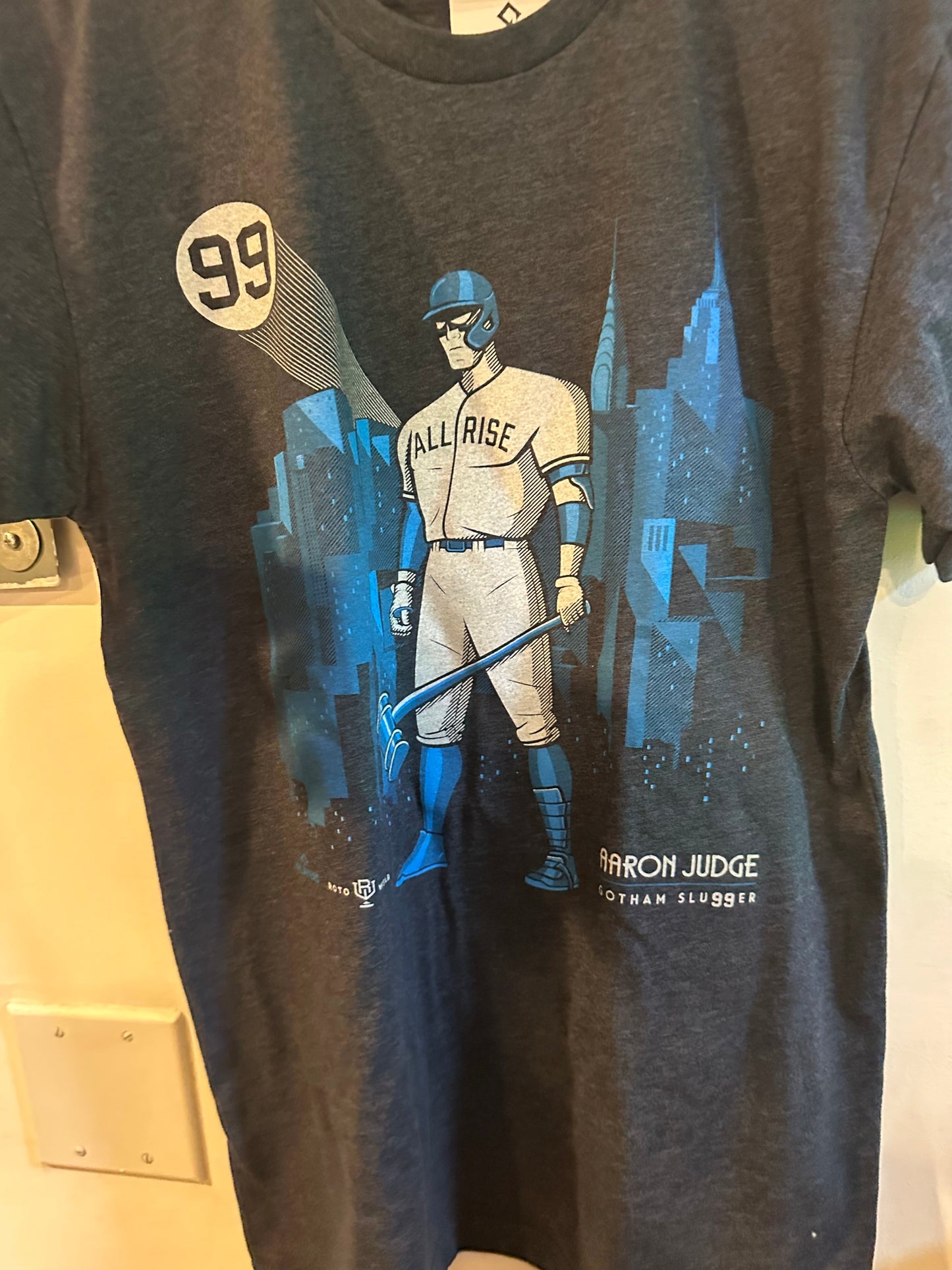 RotoWear Gotham Slugger T-Shirt Aaron Judge #99 Size Small