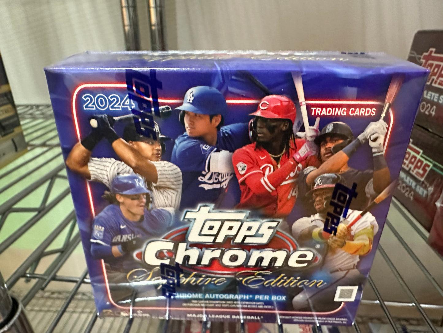 2024 Topps Chrome Baseball Sapphire Edition Factory Sealed Box