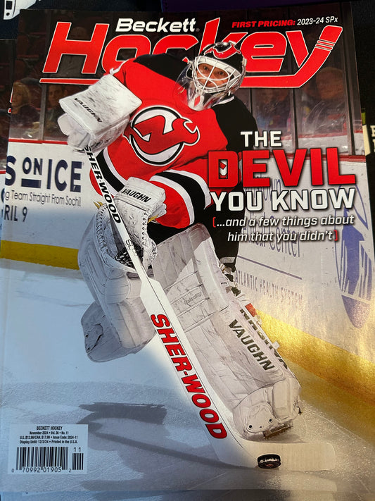 Beckett Hockey Magazine November 2024