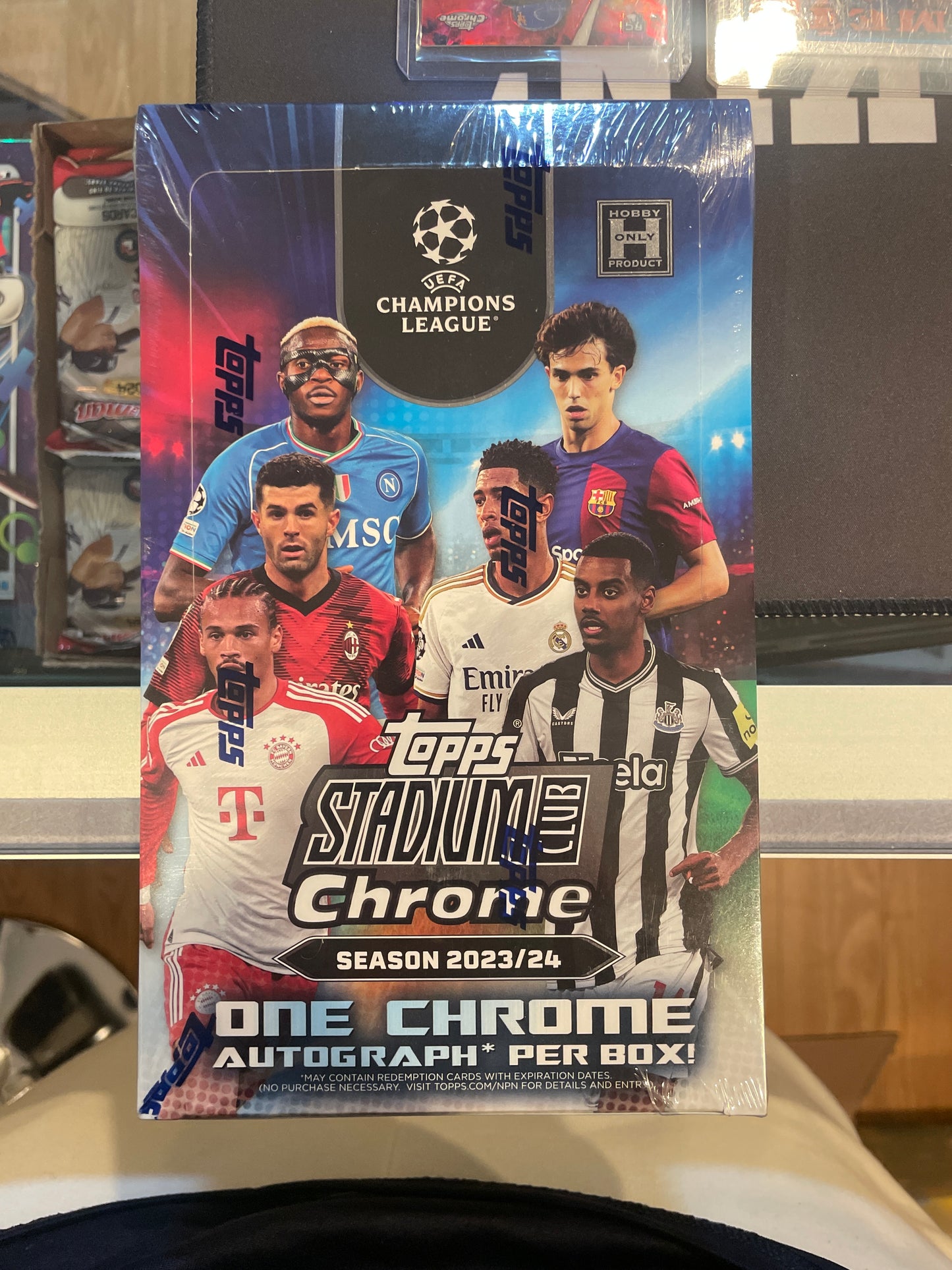 2024 UEFA Stadium Club Chrome Sealed Box