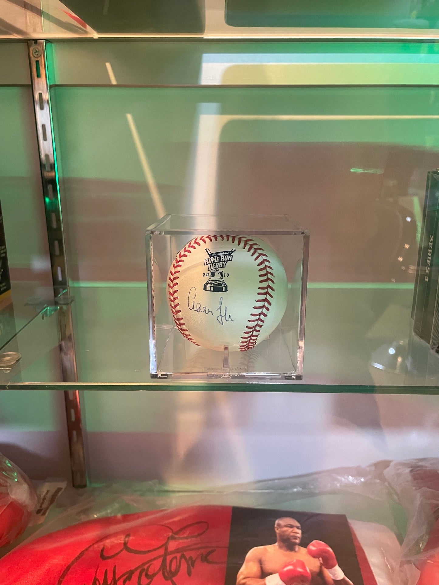 Aaron Judge Autographed Home Run Derby Baseball
