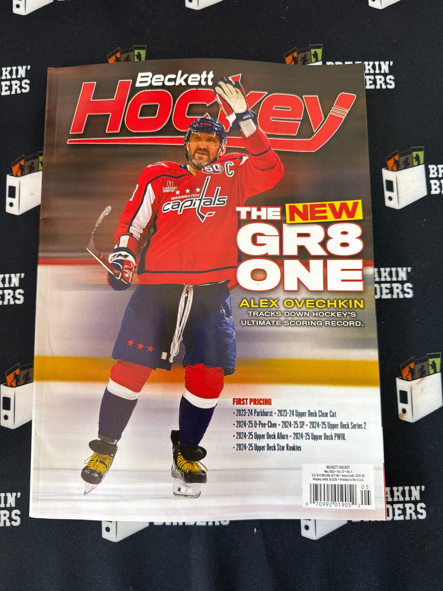 Beckett Hockey Magazine May 2025 Alex Ovechkin Cover