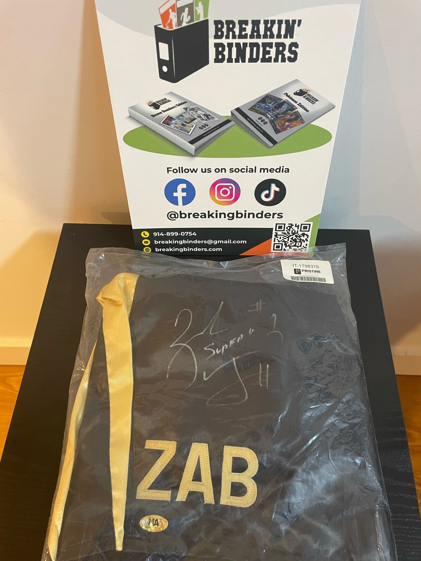 Zab Judah Autographed Boxing Shorts