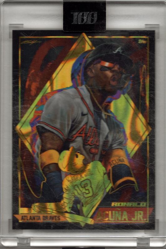 2022 Topps Project 100 Ronald Acuna Jr. #30 Silver Foil 010/100