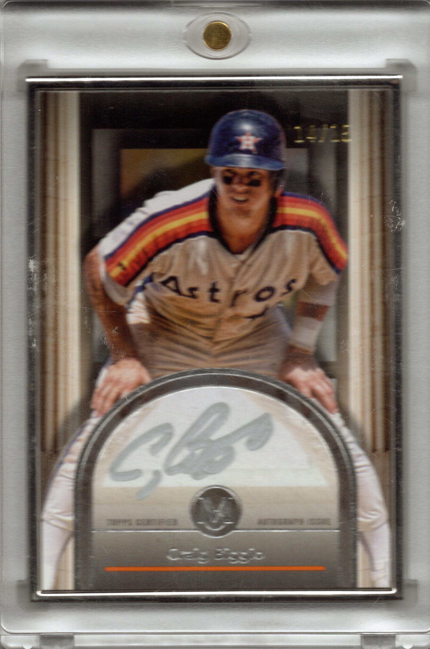 2024 Topps Museum Craig Biggio Framed Auto 14/15 #FMA-CB