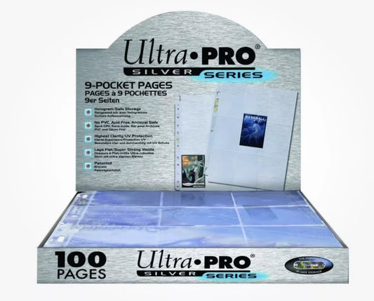 Ultra Pro Silver 9-pocket Binder Sheet
