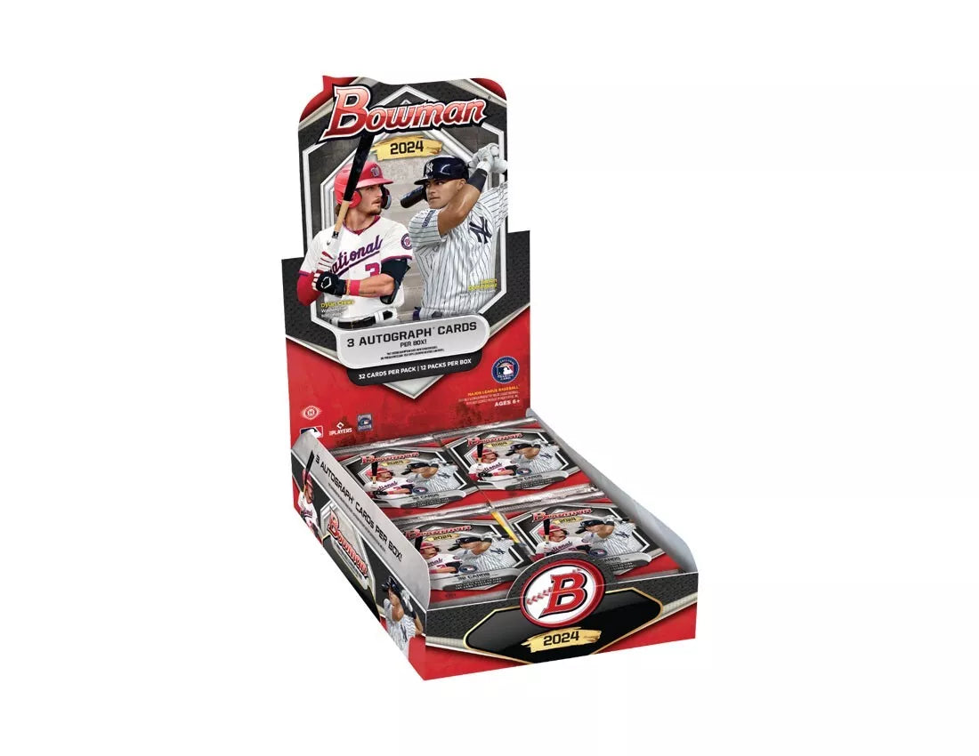 2024 Bowman Baseball Factory Sealed Hobby Jumbo Packs