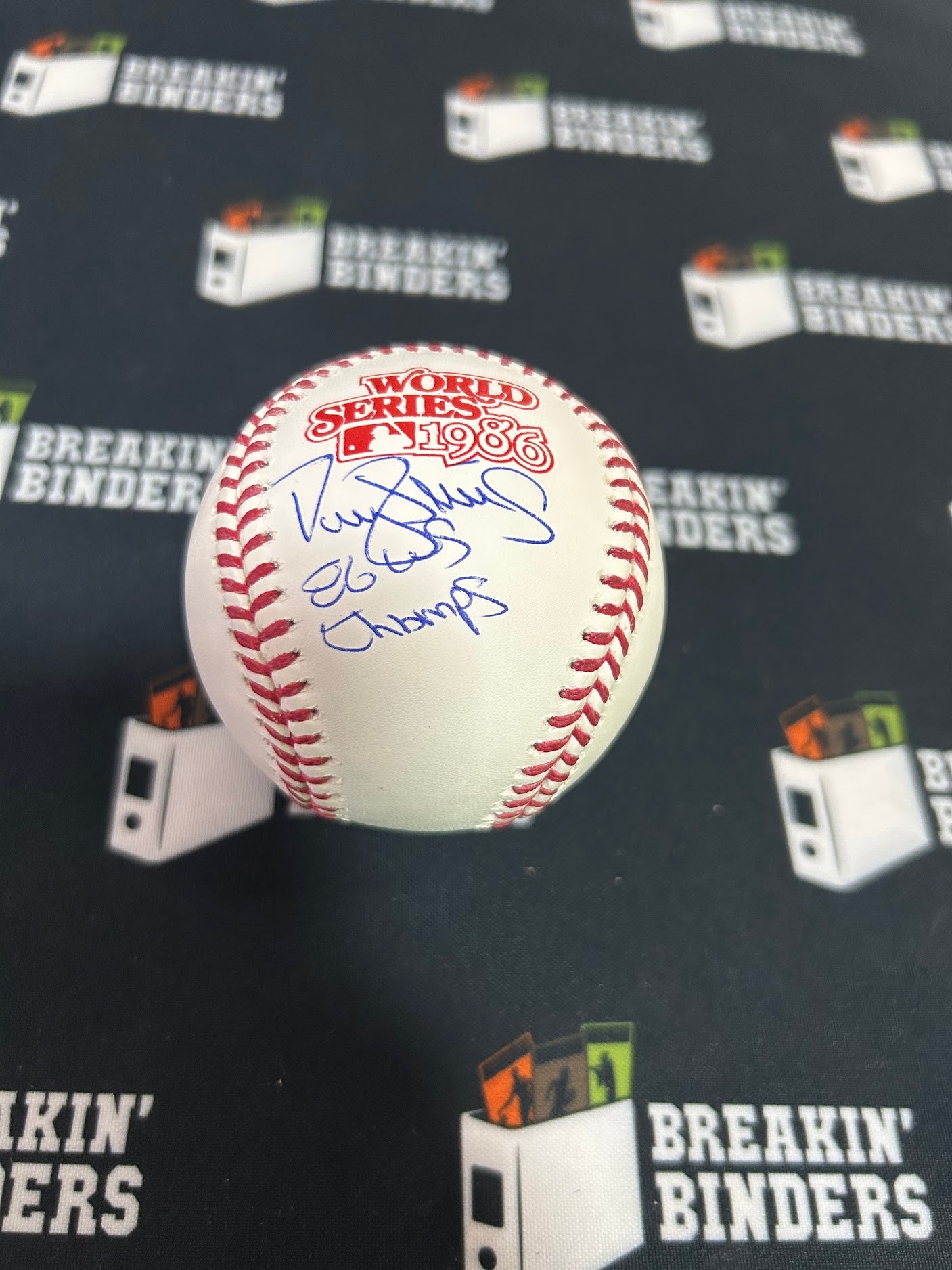 Darryl Strawberry Signed Auto 1986 World Series ROMLB Baseball w/ 86 WSC JSA COA