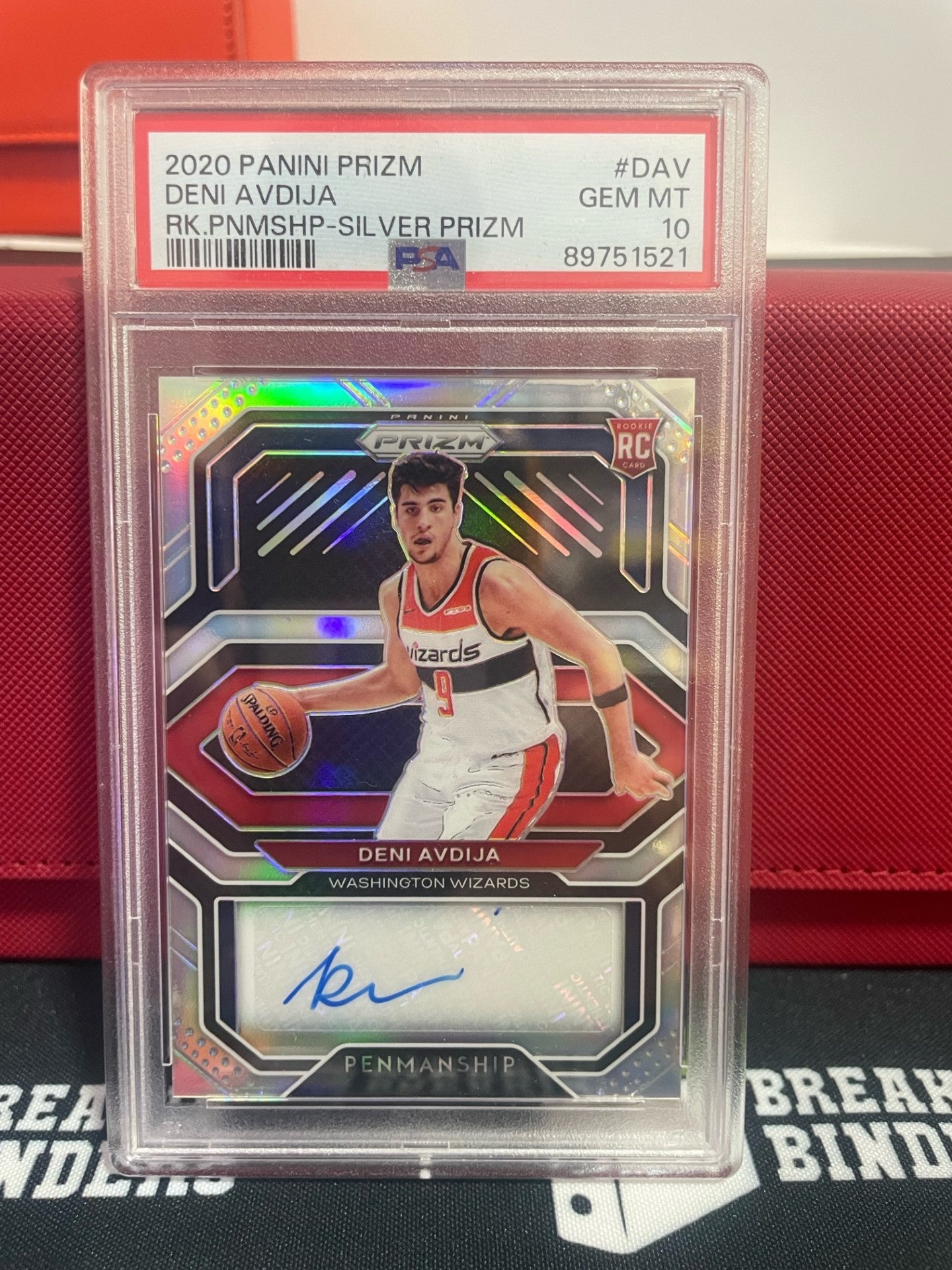 2020 Panini Prizm Deni Avdija Silver Prizm #DAV PSA 10 GEM MT