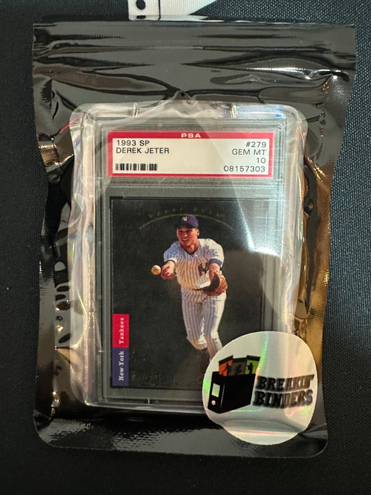 1993 SP Derek Jeter PSA 10 GEM MT Breakin' Binders