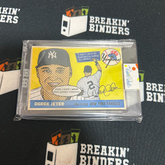 Brad Davis Art: Derek Jeter 1955 “Throwbacks” Card Art 7/25