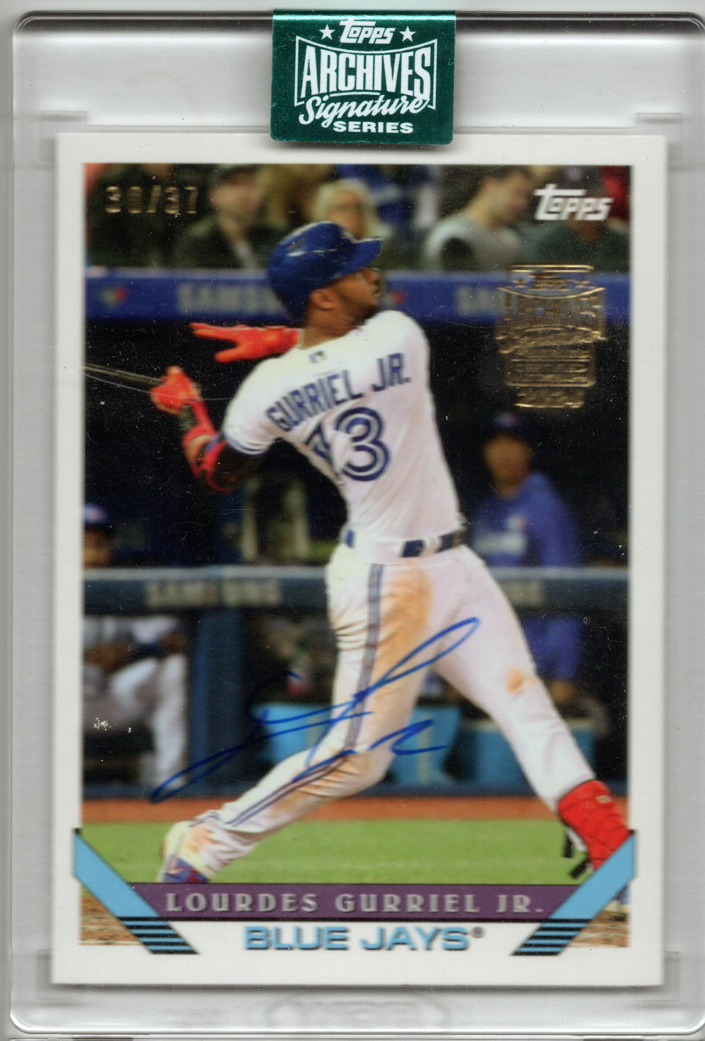 2024 Topps Archive Signature Series Lourdes Gurriel Jr. Auto #256  30/37