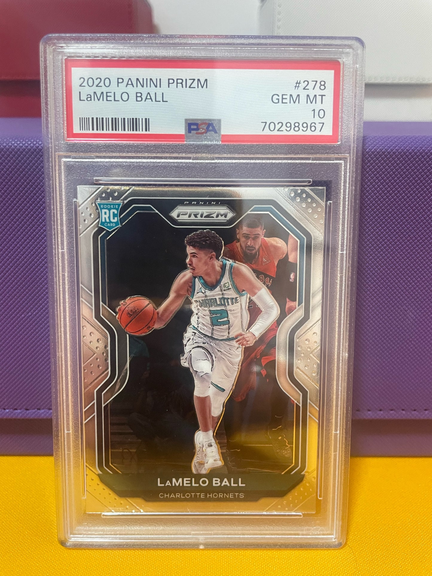 2020 Panini Prizm LaMelo Ball #278 Base PSA 10 RC