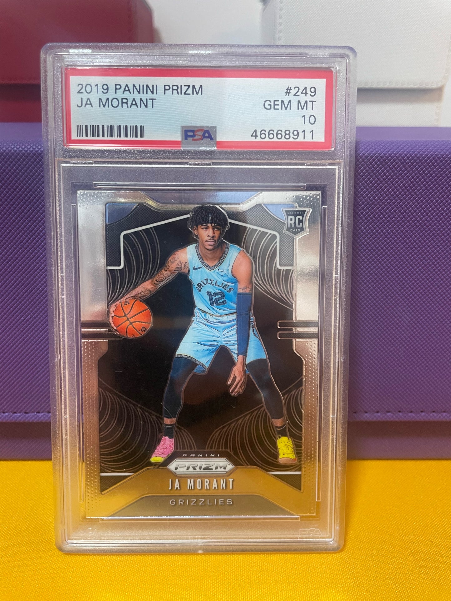 2019 Panini Prizm Ja Morant RC PSA 10 #249