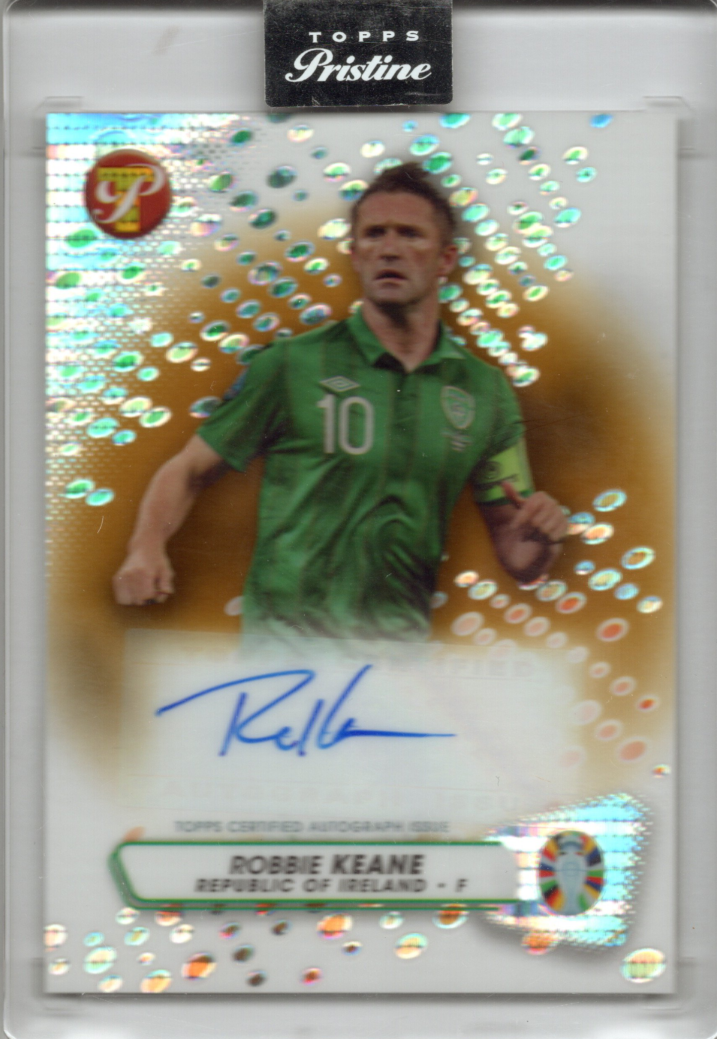 2023 Topps Pristine Road to Euro 2024 Robbie Keane Pristine Auto #PA-RK  20/50