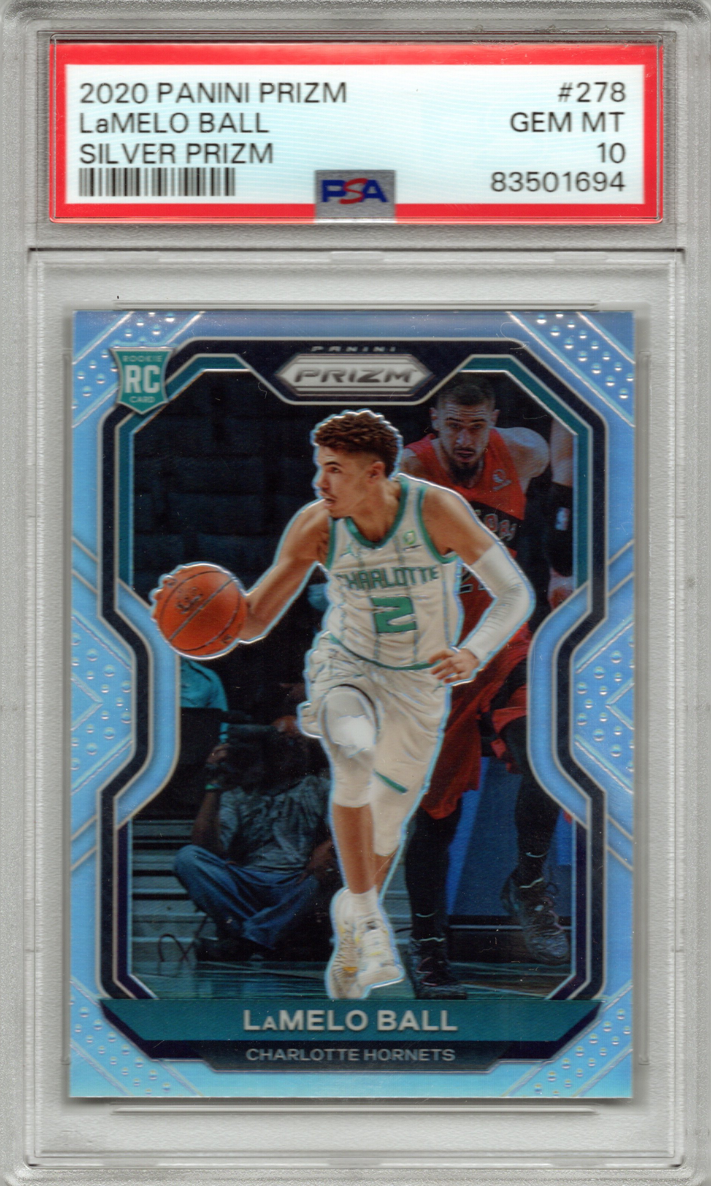 2020 Panini Prizm LaMelo Ball Silver Prizm #278 PSA 10 GEM MINT