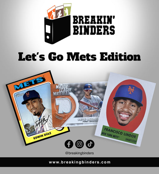 Breakin' Binders Sealed Binder: Let's Go Mets Edition