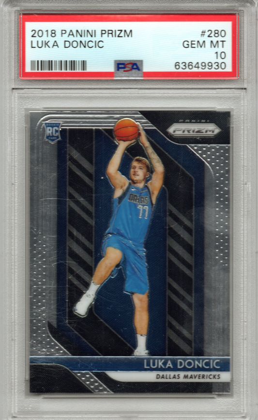 2018 Panini Prizm Luka Doncic #280 PSA 10 GEM MINT