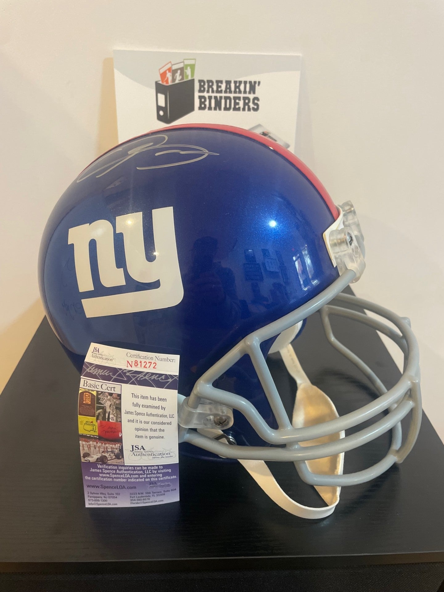 Odell Beckham Jr. New York Giants Autographed Helmet