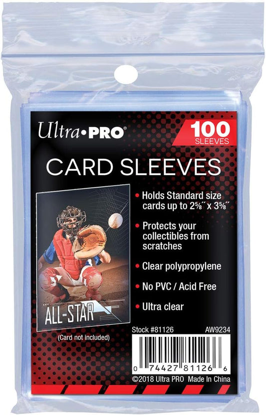 Ultra PRO - Penny Sleeves® Clear Soft Card Sleeves 100ct. 2.5" x 3.5"