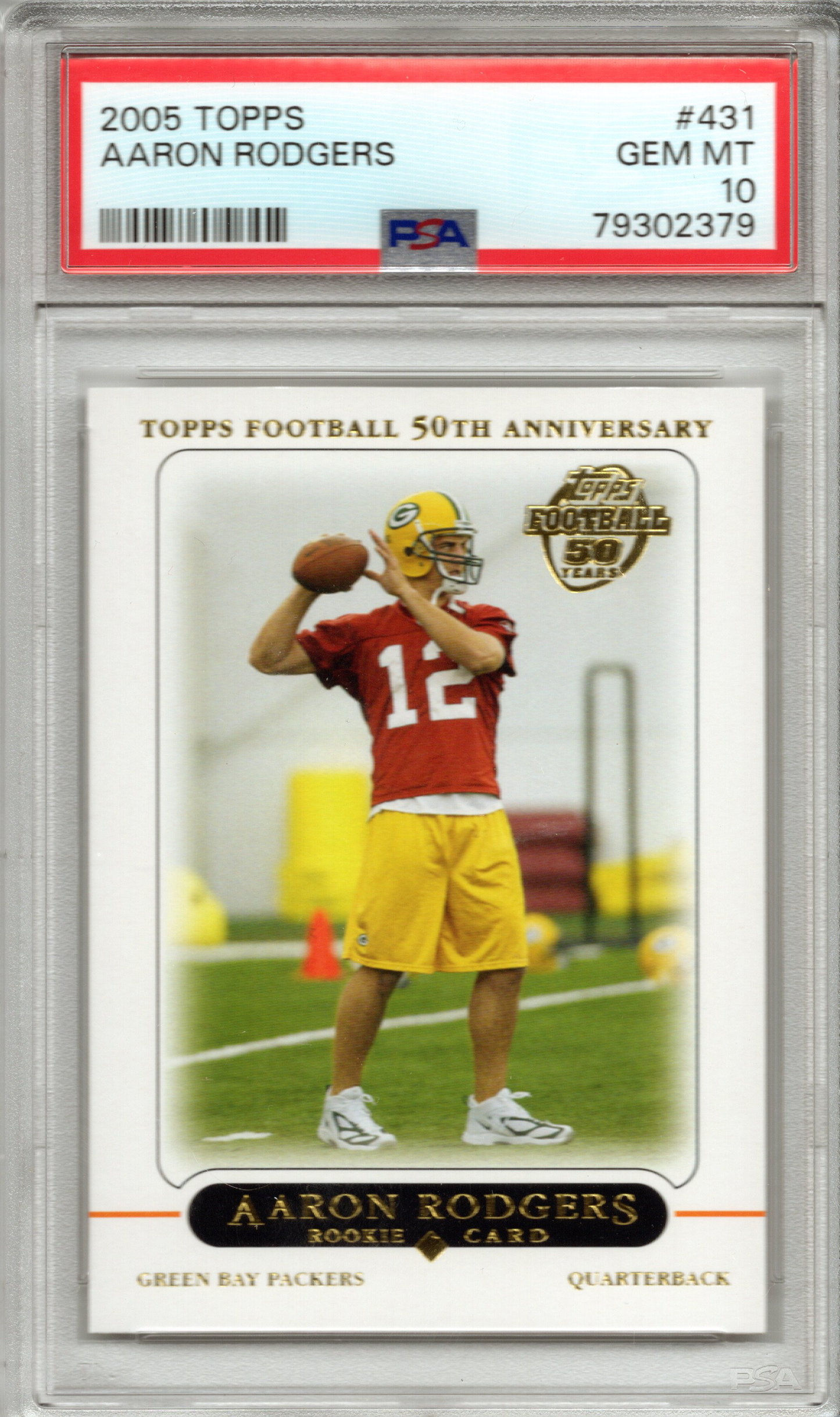 2005 Topps Aaron Rodgers #431 PSA 10 GEM MINT