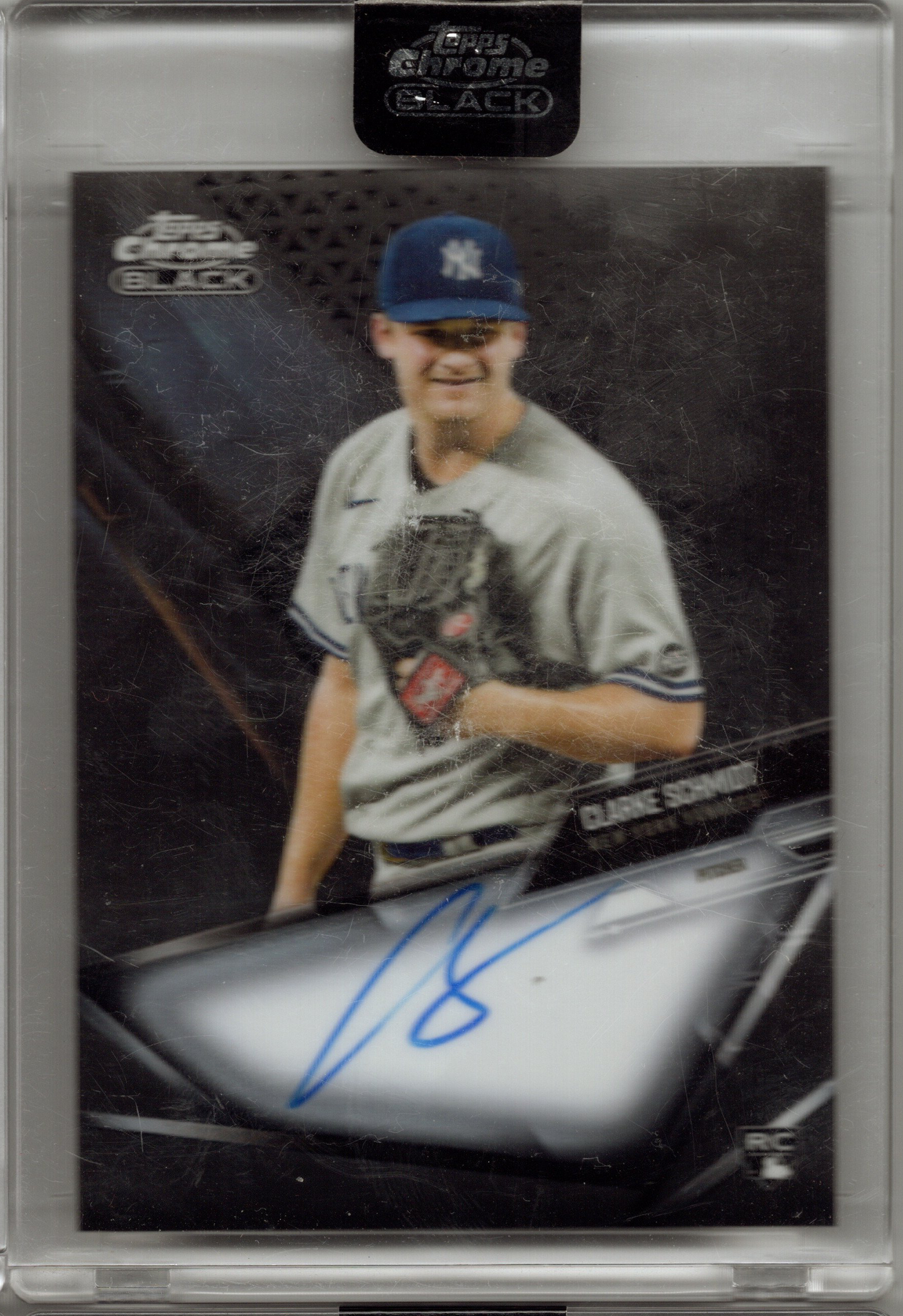 2021 Topps Chrome Black Clarke Schmidt On-Card Auto RC #CBA-CSC