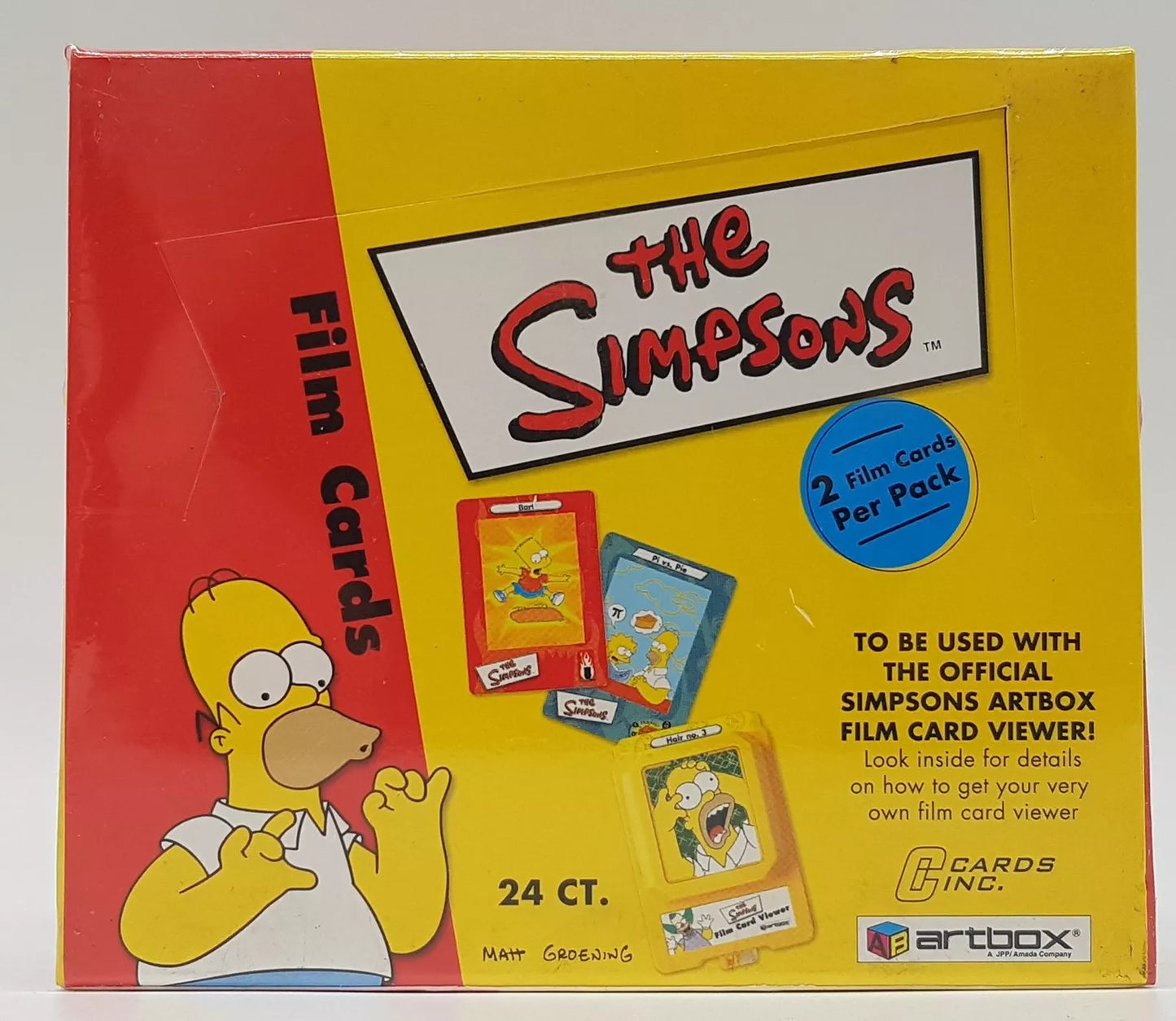 The Simpsons Film Cards (Artbox) Box