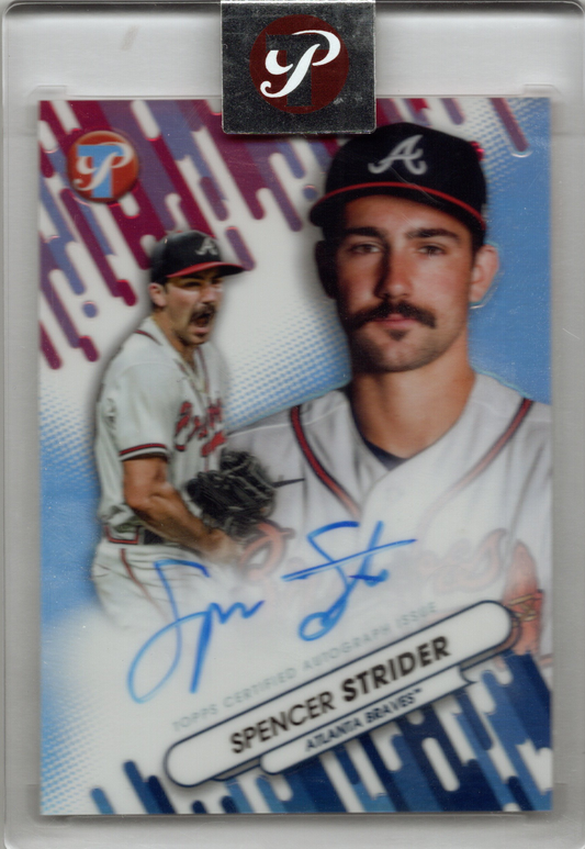 2023 Topps Pristine Spencer Strider Fresh Faces Auto #FFA-SS