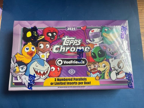 Topps Chrome VeeFriends 2025 Hobby Box GaryVee Factory Sealed